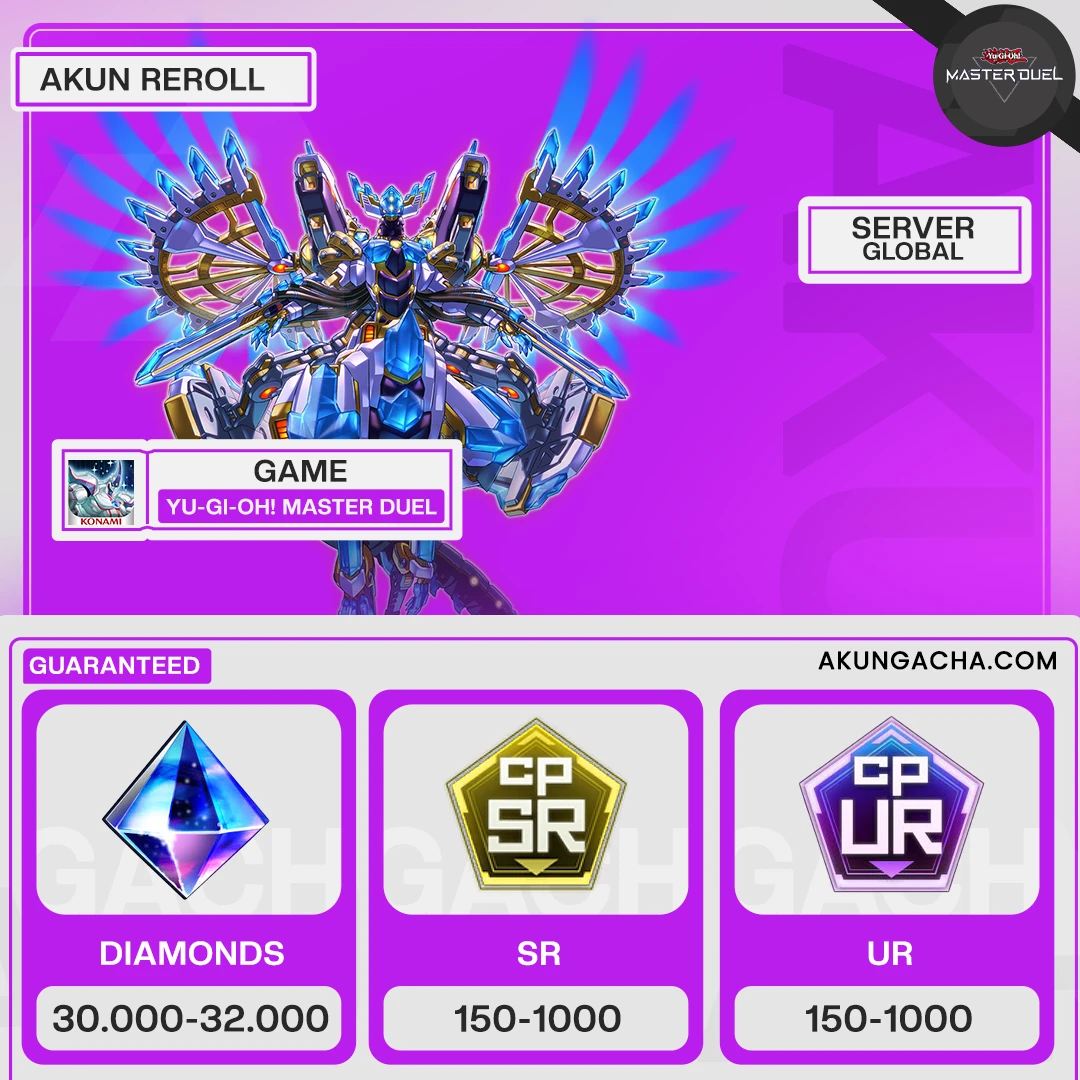 Akun Timbunan Yu-Gi-Oh! Master Duel