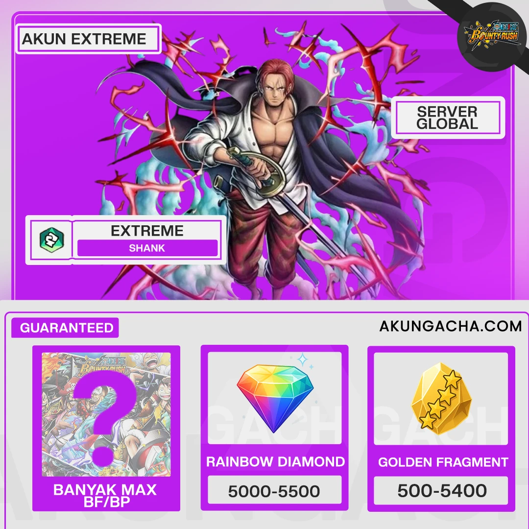 Akun Reroll Extreme Shank Green - Android