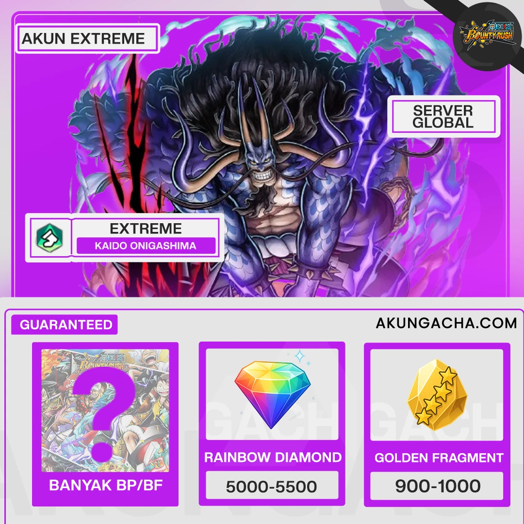 Akun Reroll Extreme Kaido Onigashima - Android