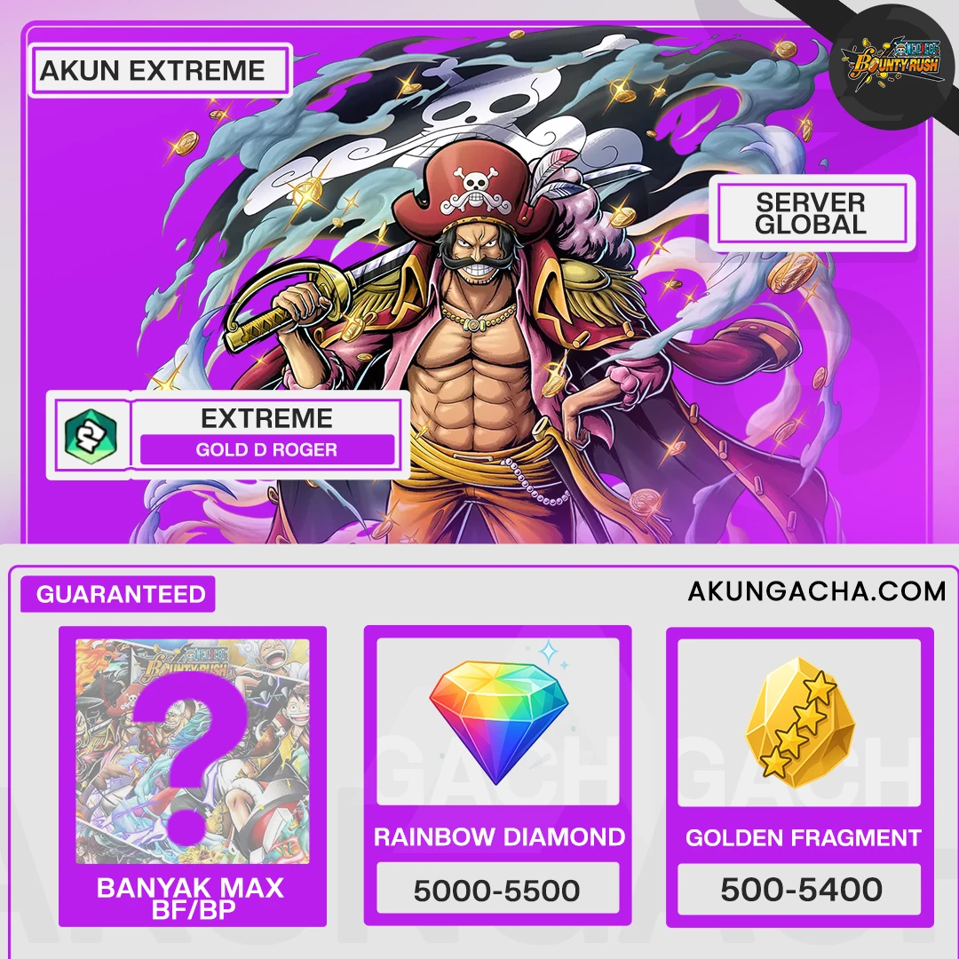Akun Reroll Extreme Gold D Roger Green - Android