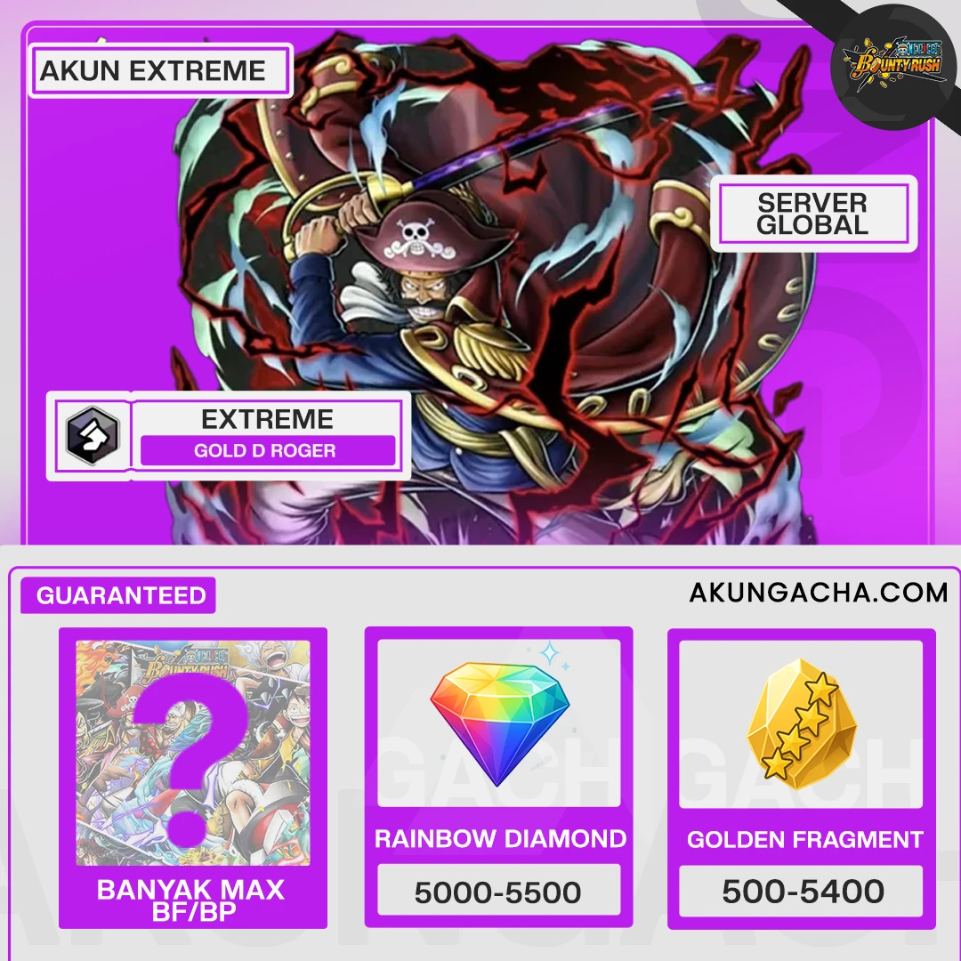 Akun Reroll Extreme Gold D Roger - Android